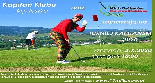 TURNIEJ KAPITAŃSKI -3.X.2020 - Zakończenie Ligii GOLFSPA 2020